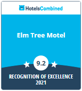 RECOGNITION OF EXCELLENCE 2021 - Elm Tree Motel - HotelsCombined